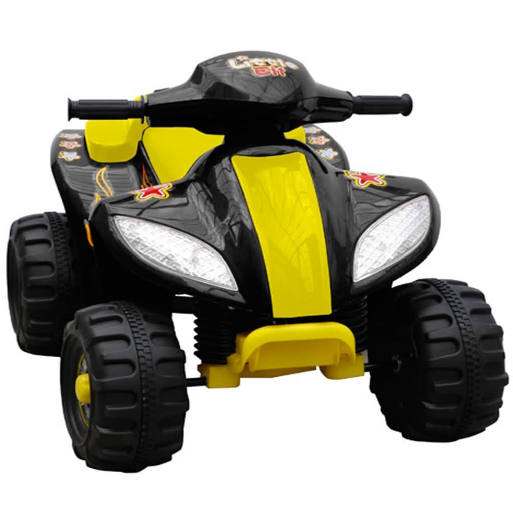 Kids Quad Bike Electric Yellow & Black