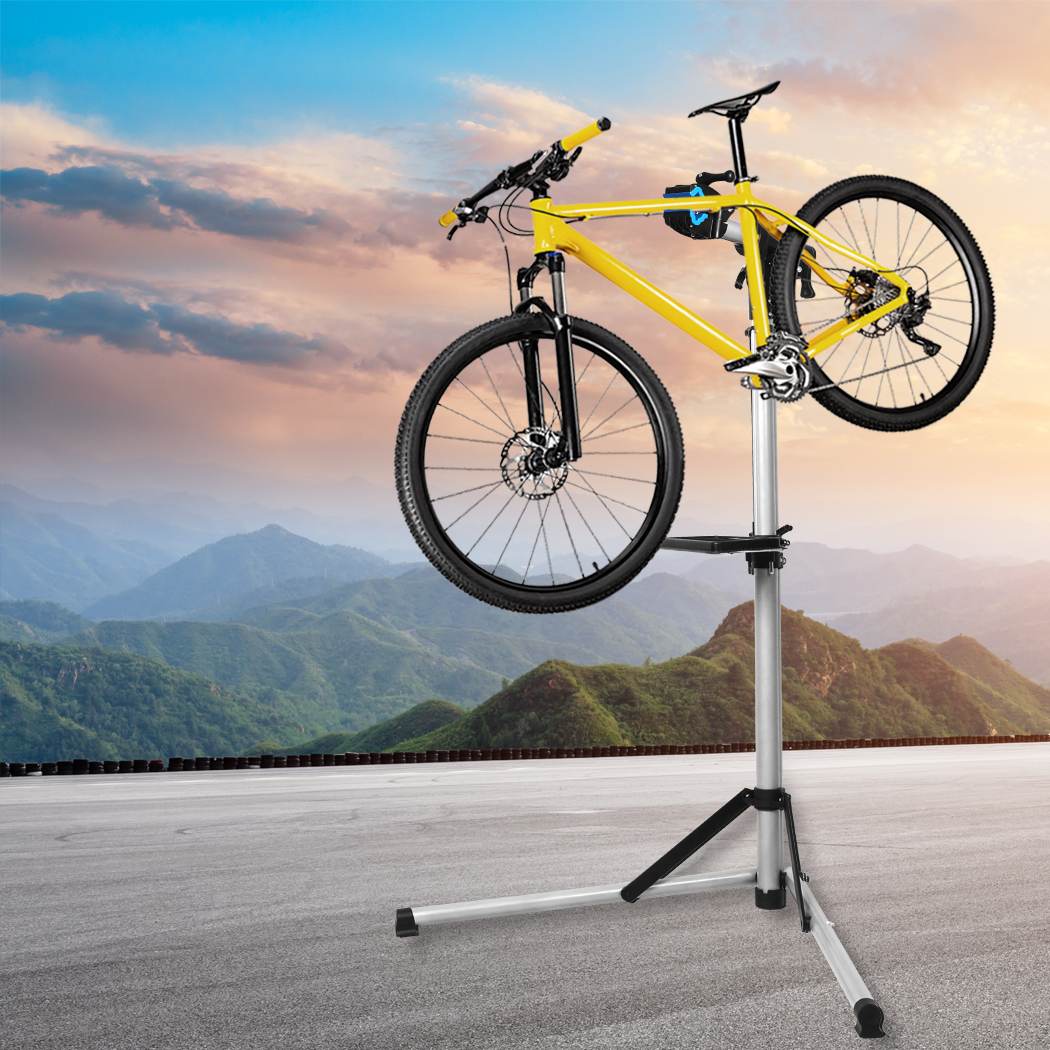 Portable Bike Repair Stand Floor Workstand Bicycle Maintenance Max 50kg