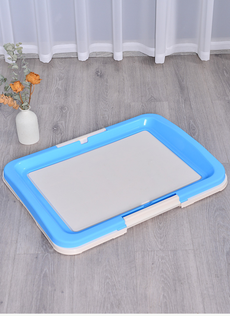 Large Portable Dog Potty Training Tray Pet Puppy Toilet Trays Loo Pad ...