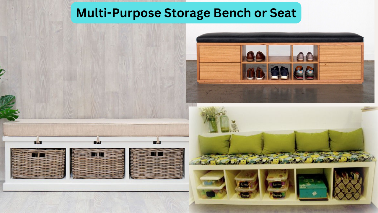Multi Purpose Storage Bench or Seat