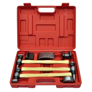 7-Piece Auto Body Hammer and Dolly Dent Repair Set