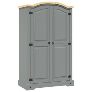 Wardrobe Mexican Pine Corona Range 2 Doors Grey