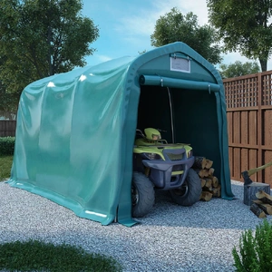 Garage Tent PVC 2.4x3.6 m Green