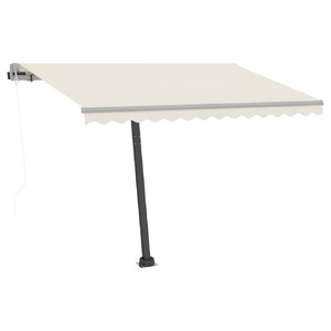 Freestanding Automatic Awning 300x250 cm Cream