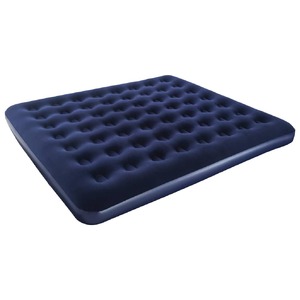 Inflatable Flocked Airbed 203x183x22 cm 67004