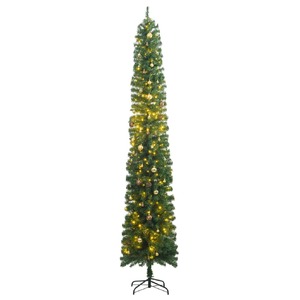 Slim Christmas Tree 300 LEDs & Ball Set 270 cm