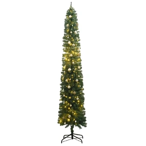 Slim Christmas Tree 300 LEDs & Ball Set 270 cm