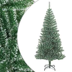 Artificial Christmas Tree with Flocked Snow Green 180 cm