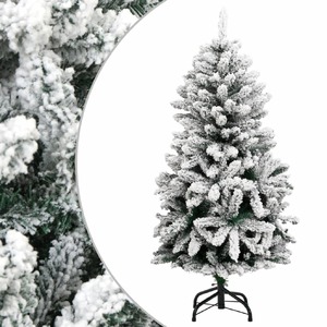 Artificial Hinged Christmas Tree with Flocked Snow 150 cm