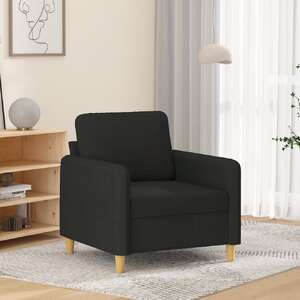 Sofa Chair Black 60 cm Fabric