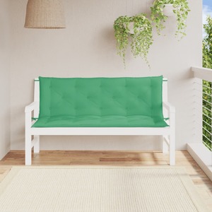 Garden Bench Cushions 2pcs Green 150x50x7cm Oxford Fabric