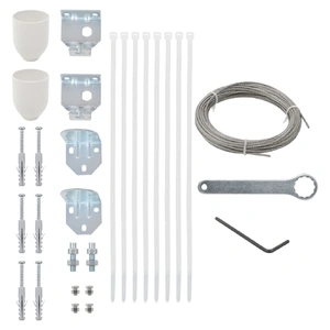 29 Piece Balcony Screen Accessory Set