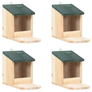 Squirrel Houses 4 pcs Firwood