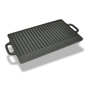 Grill Platter Cast Iron Reversible 50x23 cm