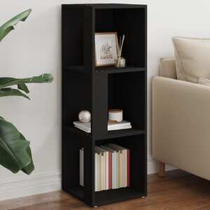 Corner Cabinet Black 33x33x100 cm Engineered Wood