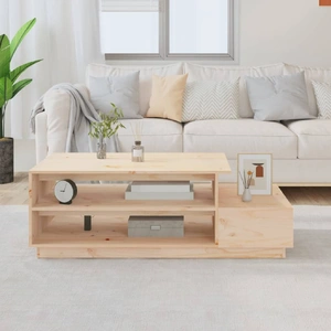 Coffee Table 120x50x40.5 cm Solid Wood Pine