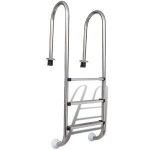 Pool Ladder 3 Steps Stainless Steel 304 120 cm