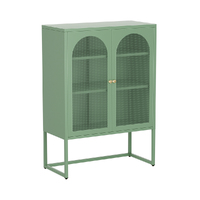 Buffet Sideboard Metal Cabinet - ELMA Green