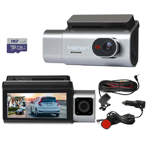  4K Car Dash Camera Front and Rear Wifi GPS 3 Lens