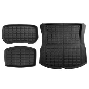 NEW Tesla Model 3 Highland 2024 Boot Liners Rear Frunk Well Trunk Cargo Mats