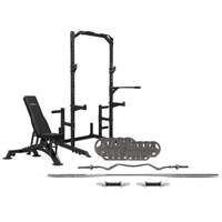 CORTEX PR2 Half Rack with 90kg Standard Tri-Grip Weight, Bar and BN9 Bench Set