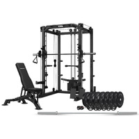 CORTEX SM20 Smith Station with 130kg Olympic Bumper Weight, Bar and Bench Set
