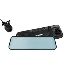 Dash Camera 1080P 9.66" Front and Rear View Cam Car DVR Reverse Recorder