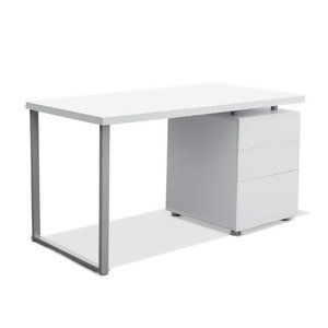 Computer Desk Drawer White 140CM