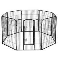 Pet Playpen Dog Playpen 8 Panel Puppy Enclosure Fence Cage