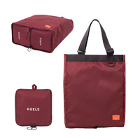 KOELE Shopper Bag Tote Bag Foldable Travel Laptop Grocery KO-SHOULDER