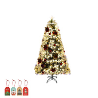 Christmas Tree Xmas Decorations Fibre Optic Multicolour Lights