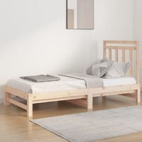 Shawnee Pull-out Day Bed 2x(92x187) cm Solid Wood Pine