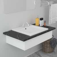 Built-in Basin Ceramic White