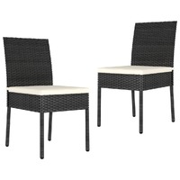 Garden Dining Chairs Poly Rattan