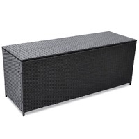 Garden Storage Box 150x50x60 cm Poly Rattan