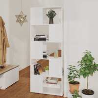 Book Cabinet Room Divider 60x24x155 cm Engineered Wood