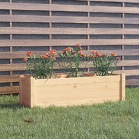 Garden Planter 100x31x31 cm Solid Pinewood