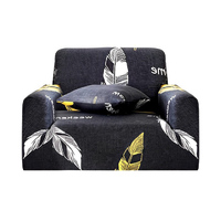 Feather Print Sofa Cover Couch Protector High Stretch Lounge Slipcover Home Decor