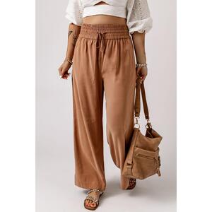 Azura Exchange Elastic Waist Casual Wide Leg Pants