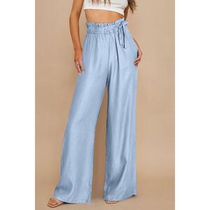 Azura Exchange High Waist Wide Leg Tencel Jeans