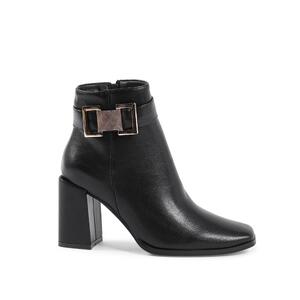 Synthetic Leather Ankle Boots with 9cm Heel