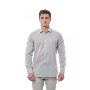 Bagutta Men's Gray Cotton Shirt