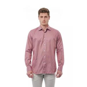 Bagutta Men's Red Cotton Shirt