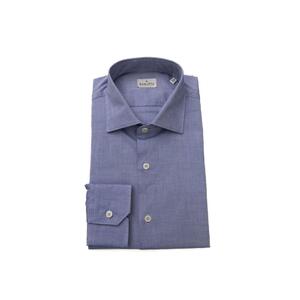 Bagutta Men's Light Blue Cotton Shirt