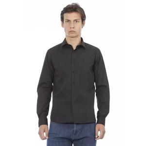 Baldinini Trend Men's Gray Cotton Shirt