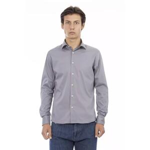 Baldinini Trend Men's Gray Cotton Shirt