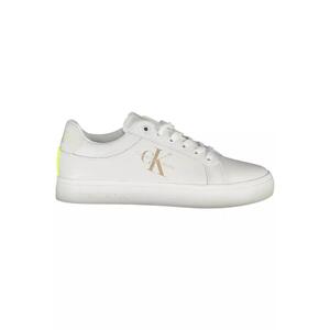 Calvin Klein Women's White Polyester Sneaker