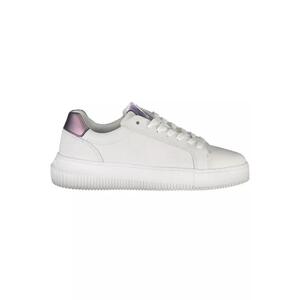 Calvin Klein Women's White Polyester Sneaker