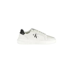 Calvin Klein Men's White Polyester Sneaker