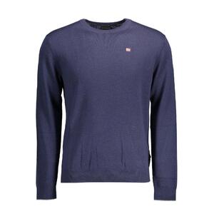 Napapijri Men's Blue Wool Shirt